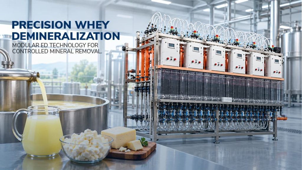 Electrodialysis for Cheese & Paneer Whey Desalination: A Practical Guide for Dairy Plants